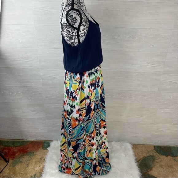 Fracescas Blue Rain Malabar Printed Maxi Dress - Picture 5 of 10